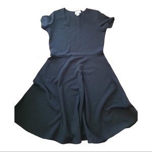 Short sleeve skater dress
